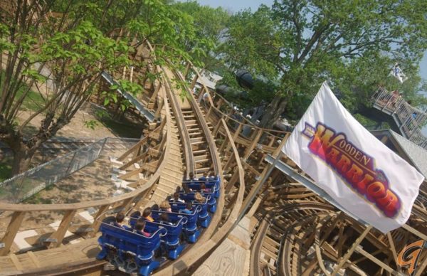 Американські гірки Wooden Warrior у парку Quassy увійшли до п’ятірки найкращих сімейних атракціонів світу